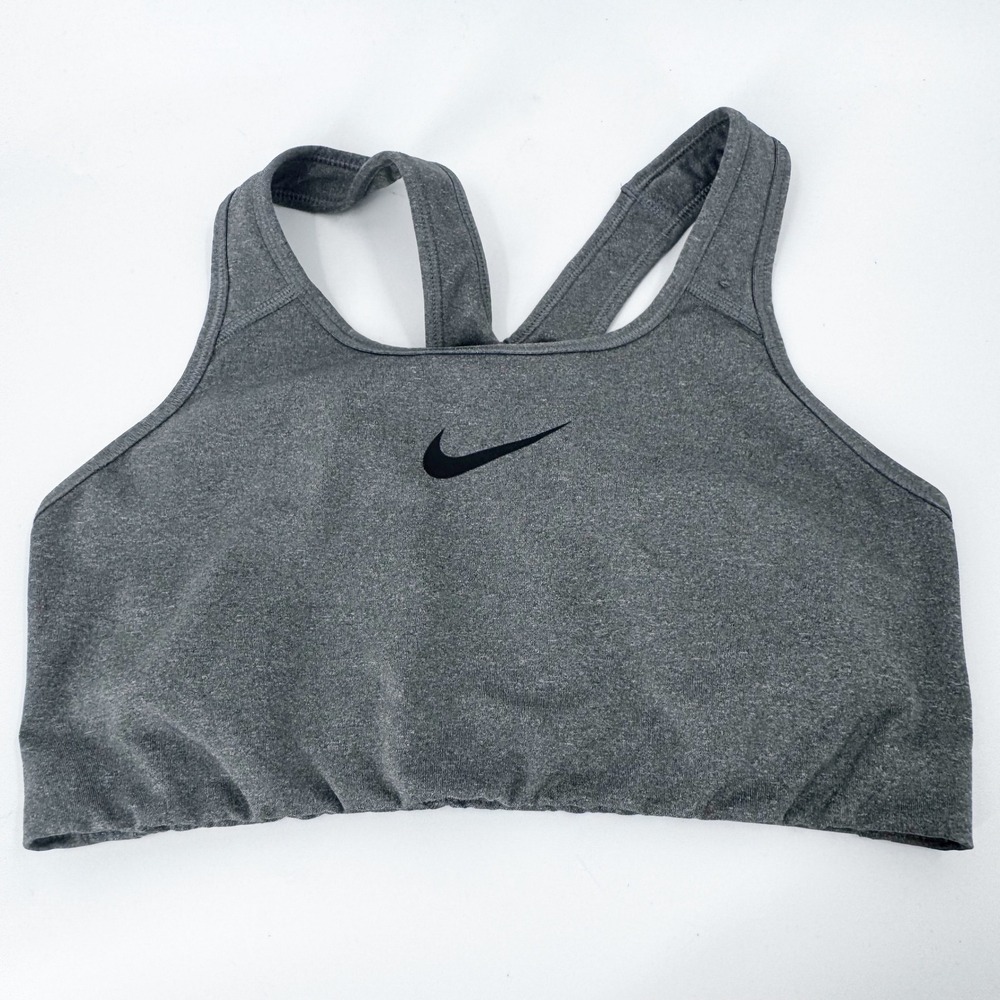 Nike Women's Medium Grey Racerback Sports Bra